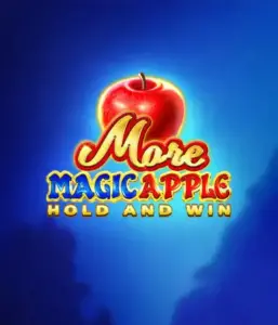 Step into the enchanting world of More Magic Apple Hold and Win Slot by 3 Oaks Gaming, showcasing a glistening red apple on a deep blue background. This image conveys the enchanting theme with a touch of mystery. Suited for lovers of magical themes, the vibrant color scheme and enticing artwork make this slot stand out. 