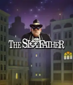 Enter the shadowy realm of The Slotfather slot by Betsoft, highlighting a commanding mafia boss posed against a nocturnal cityscape. This image captures the gritty atmosphere of the mafia underworld, with the boss dressed in a sharp black suit and hat. Perfect for fans of crime-themed slots, providing a captivating adventure. 