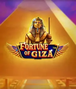 Uncover the mystical world of Fortune of Giza slot by Pragmatic Play, featuring a stunning depiction of a Pharaoh before the iconic pyramid backdrop. This graphic portrays the glory of Egyptian heritage, great for those interested in ancient civilizations, delivering a fascinating gaming experience.